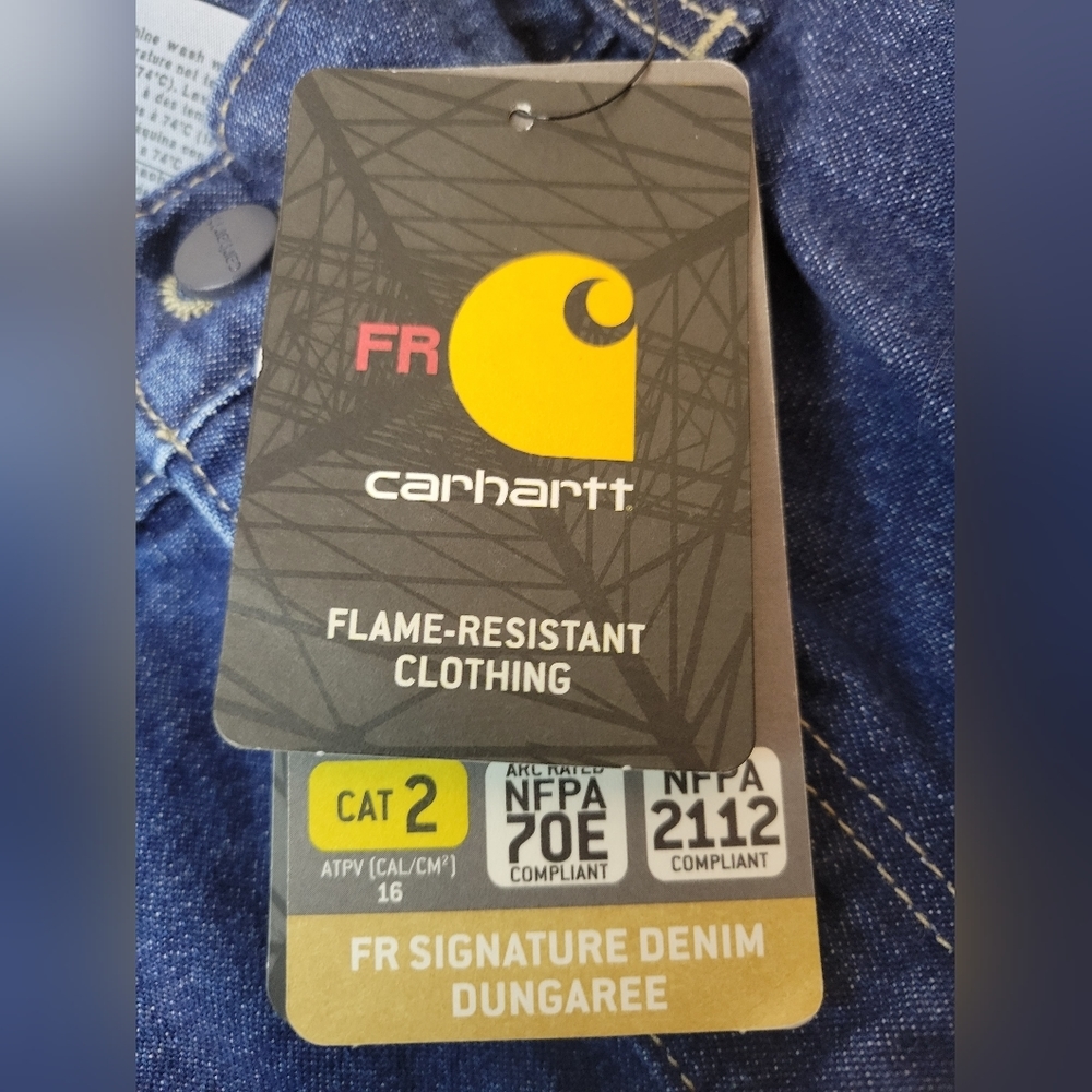 CARHARTT Flame Resistant Original Fit Men's Jeans NWT - Picture 4 of 11